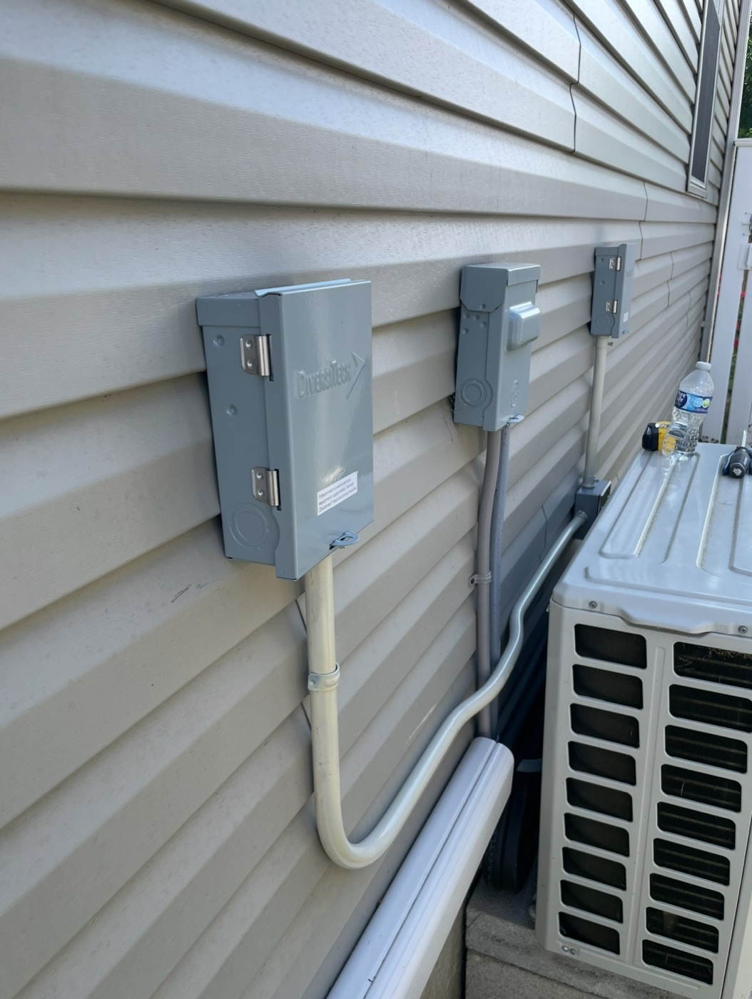 After view of clean electrical piping and conduit